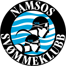 To personer svømmer. Grafikk.